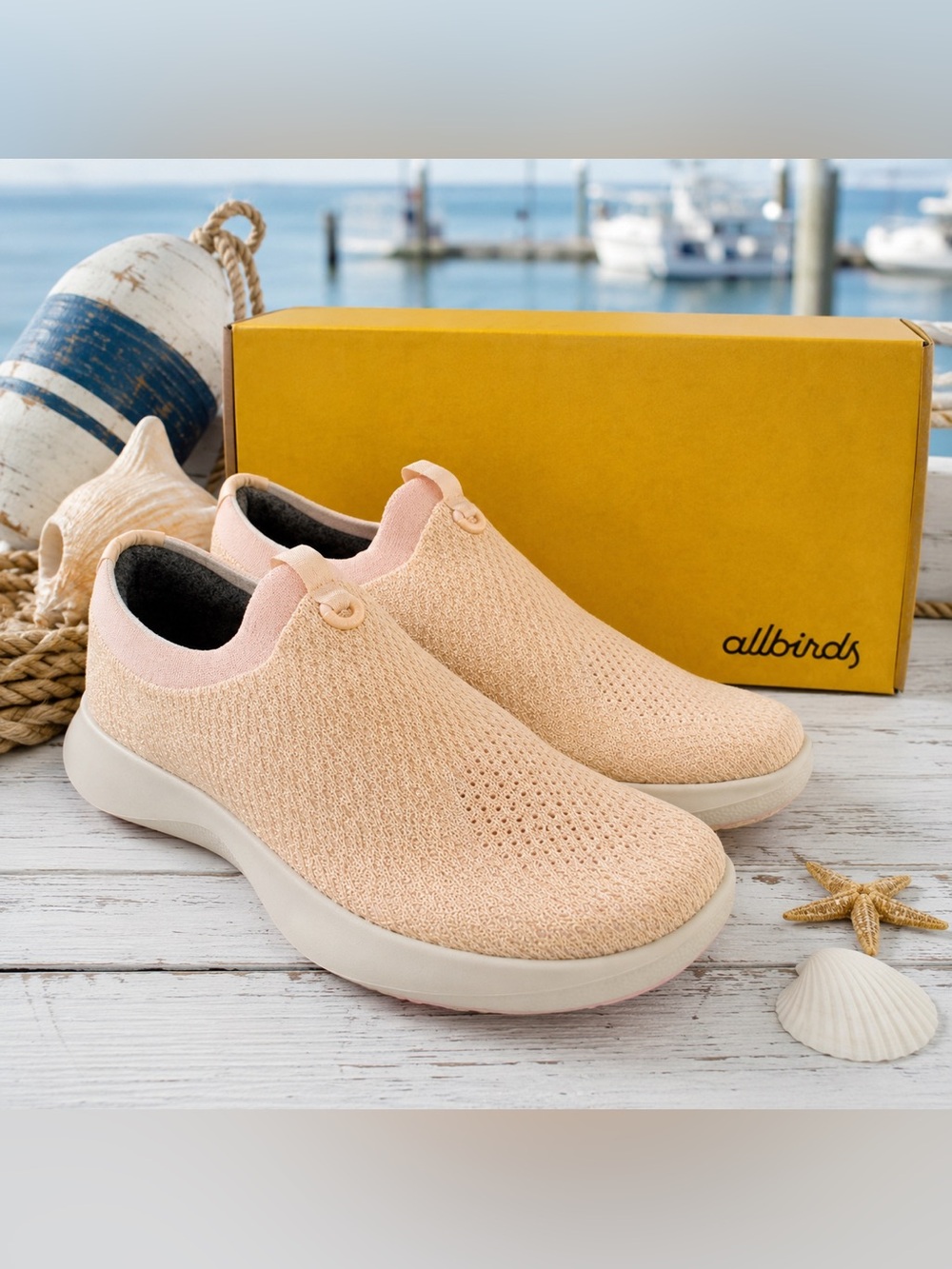 NIB Allbirds Tree Dasher Relay Slip-On Sneakers Men’s 12 Flash Orange